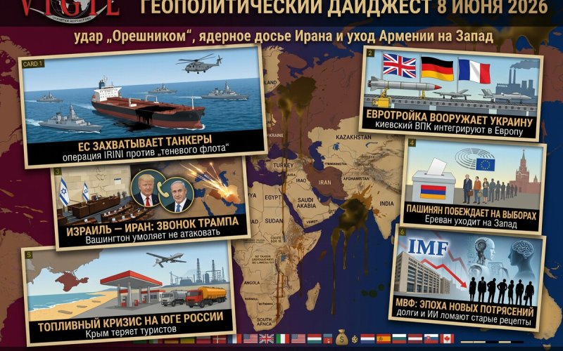 Геополитический дайджест от Михаила Ажгиревича за 8 июня 2026!