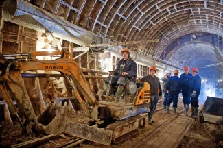 Строительство метро
