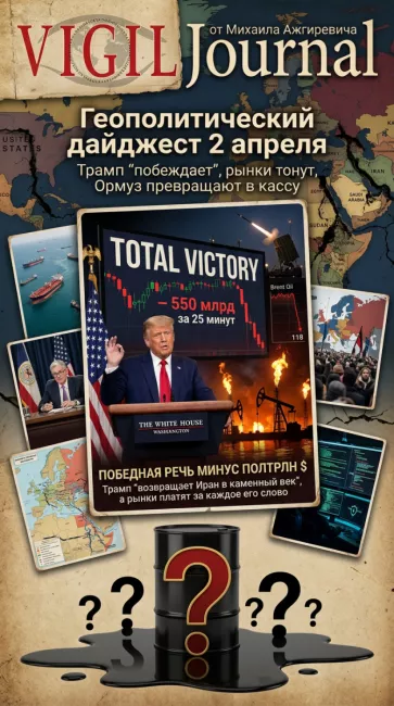 Геополитический дайджест от Михаила Ажгиревича за 2 апреля 2026!